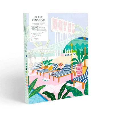 Kit de peinture au numéro The Motel Pool - Ma Petite Épicerie