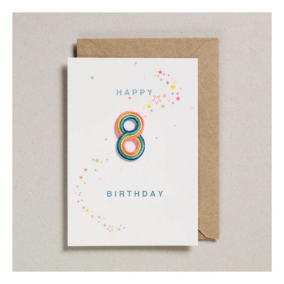 Carte d’Anniversaire Patch 8 ans - Petra Boase