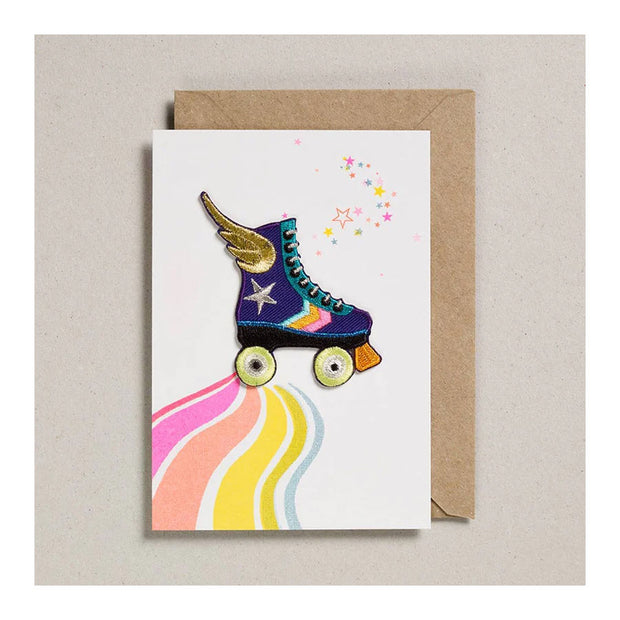 Carte Patch rainbow skate Petra Boase