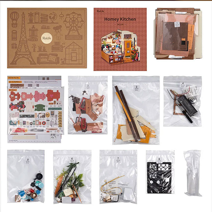 Maison Miniature - Cuisine Confortable - Rolife
