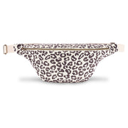 Sac Banane Motif Léopard Greige