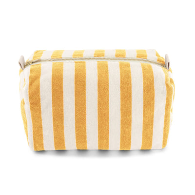 Trousse de toilette Vic rayures moutarde - Rose In April