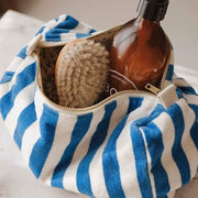 Trouse de toilette Vic rayures bleu grec - Rose In April