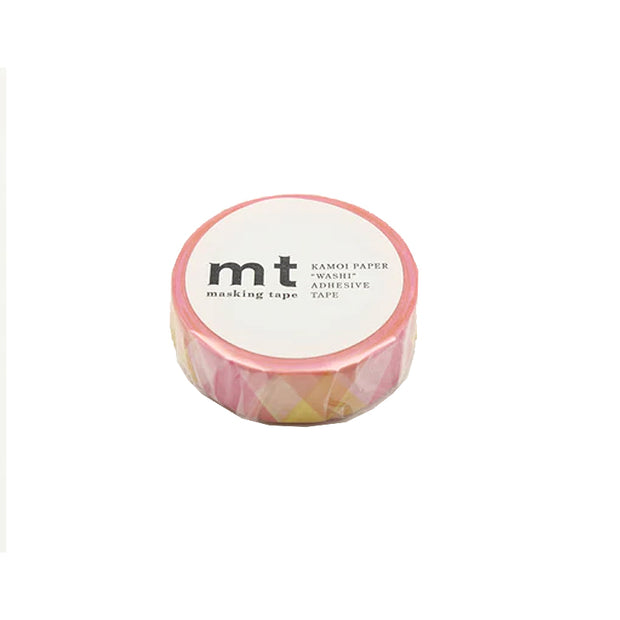 Ruban Washi - Motif Arlequin Diamond Pink - MT Masking Tape
