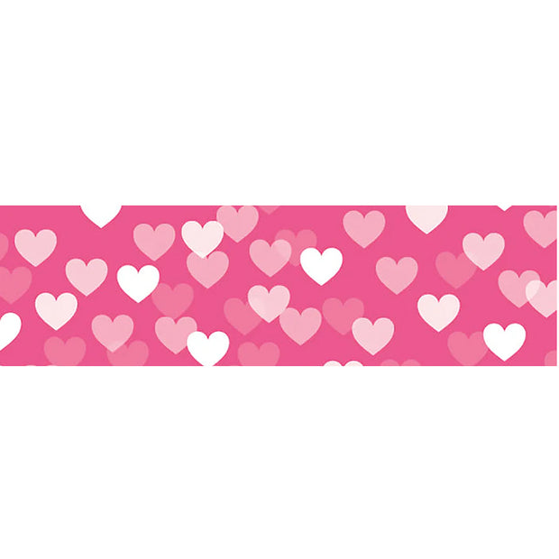 Ruban Washi - Motif Nuée de Coeurs Rose - MT Masking Tape