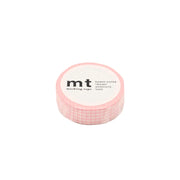 Ruban Washi - Motif Quadrillé Rose - MT Masking Tape