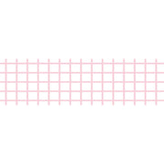 Ruban Washi - Motif Quadrillé Rose - MT Masking Tape