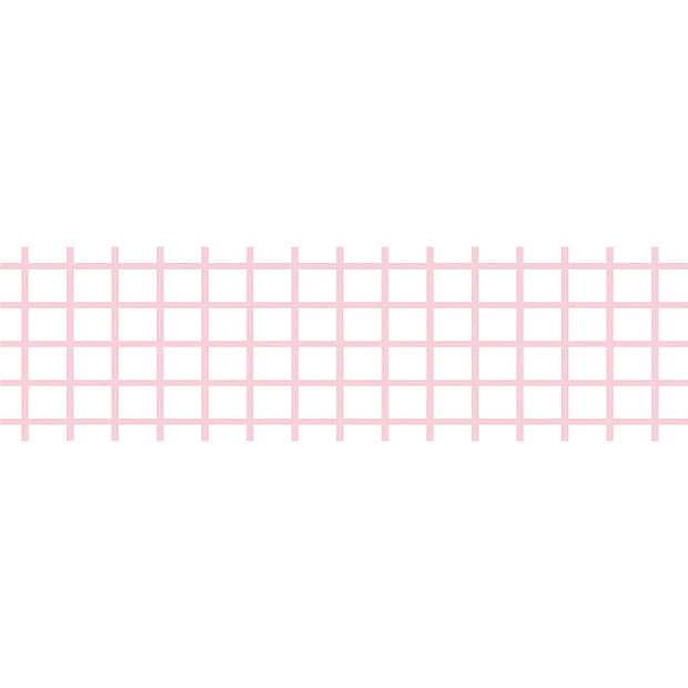 Ruban Washi - Motif Quadrillé Rose - MT Masking Tape