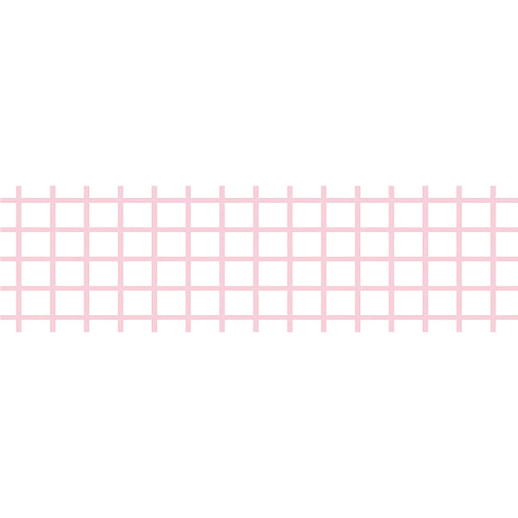 Ruban Washi - Motif Quadrillé Rose - MT Masking Tape