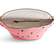 Sac Banane Strawberry Motif Coeur Noir - Rose In April