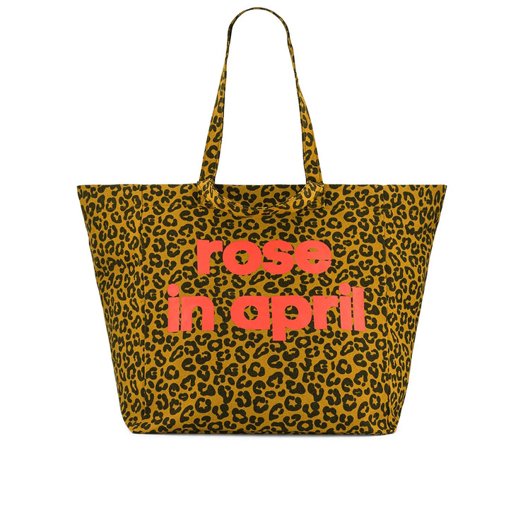Sac Cabas - Édition Elisa Léopard Caramel - Rose In April