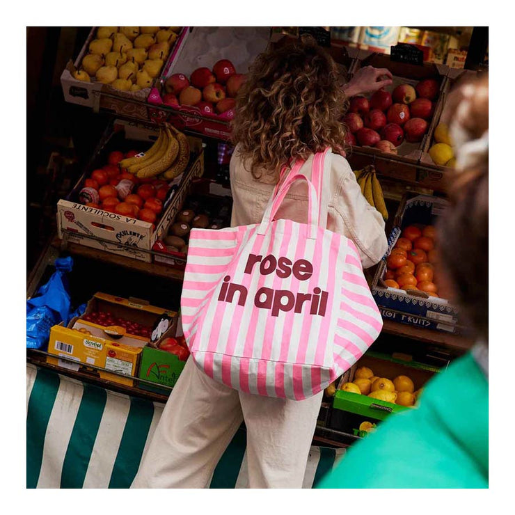 Sac Cabas - Édition Elisa Rayé Rose - Rose In April