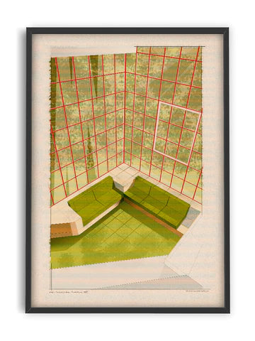 Affiche 70x100 - Sander Patelski - Bohlin C Jackson Forest House