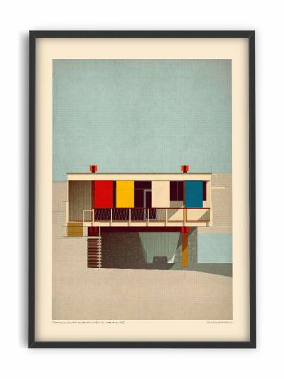Affiche 70x100 - Sander Patelski - June Halverson Alworth and Robert J. Starkey House