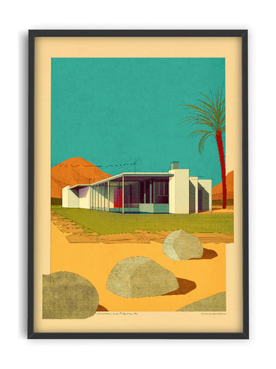 Affiche 70x100 - Sander Patelski - Richard Neutra Grace Miller House