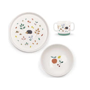 Set vaisselle porcelaine pomme des bois - Moulin Roty