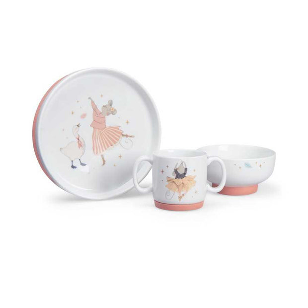 Set de vaisselle en porcelaine la petite école de danse - Moulin Roty