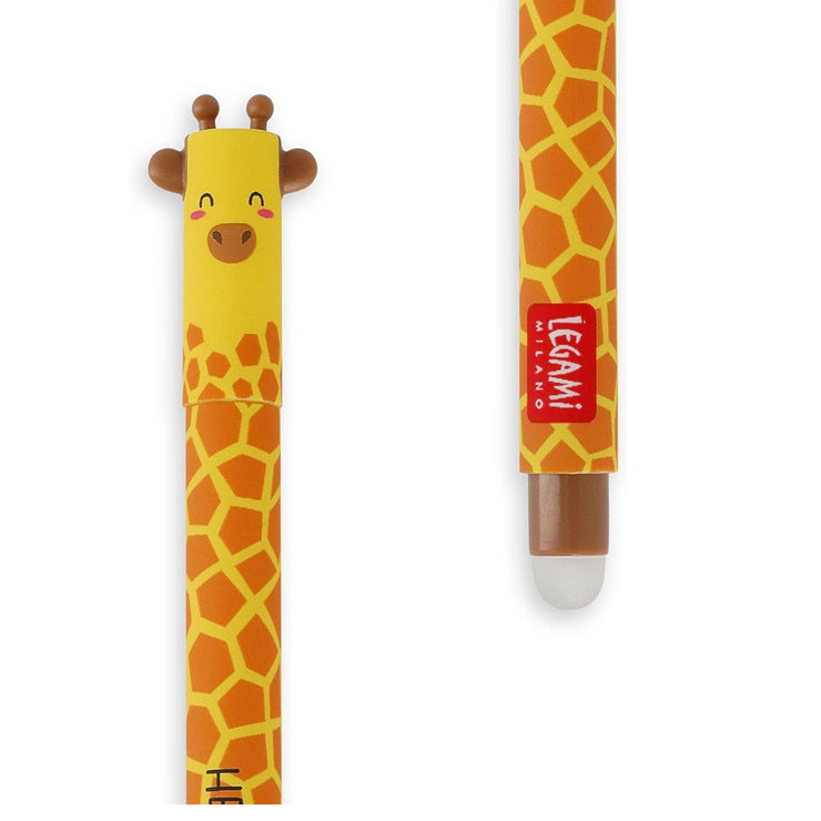 Stylo effaçable girafe - Legami