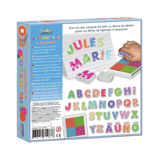 Alphabet box tampons - Crealign
