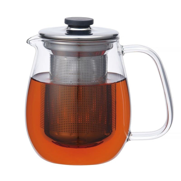 Théière Unitea set L en Verre & Acier Inoxidable - Kinto