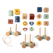 Train en bois animaux - Trixie