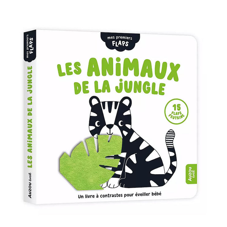 Livre Mes premiers Flaps Les animaux de la jungle - Auzou