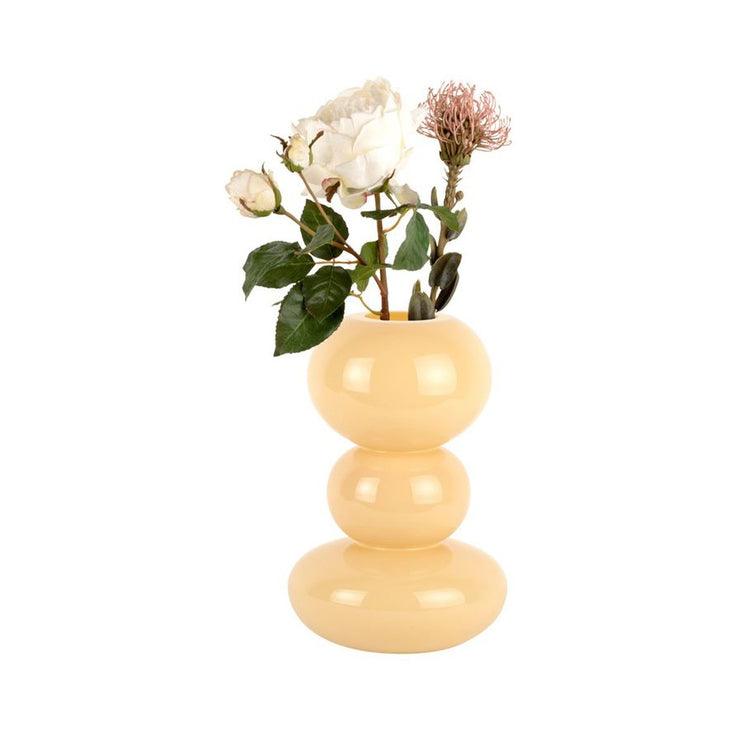 Vase Bubbles Large Jaune Clair - Present Time