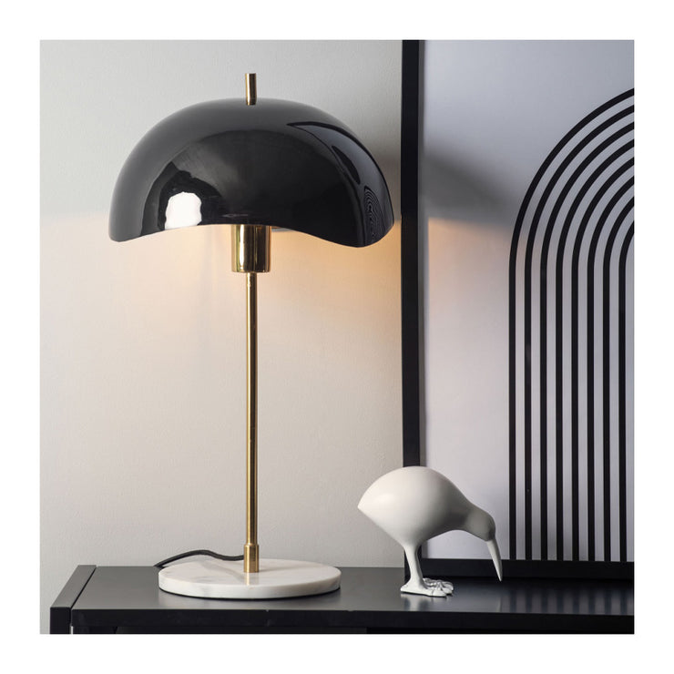 Lampe à Poser Waved Dome Black - Present Time