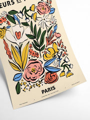 Affiche 50x70 - Fleurs et Plantes Paris