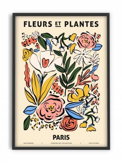 Affiche 30x40 -Zoe - Fleurs et Plantes - Paris
