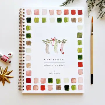 Cahier d'aquarelle de Noel - Emily Lex Studio
