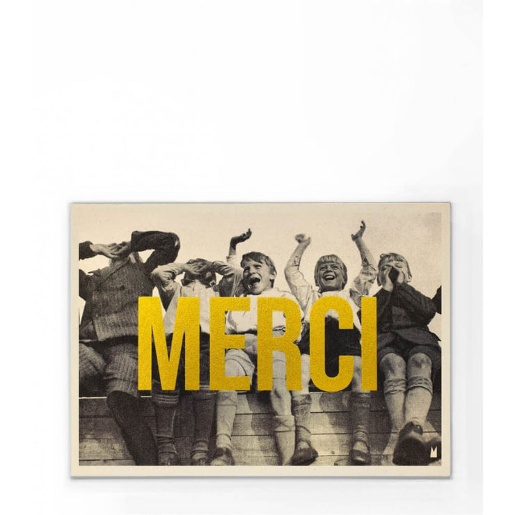Affiche MERCI format A5 - Carte Kencre