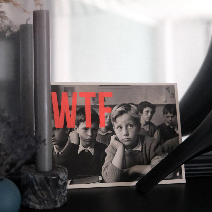 Affiche WTF format A5 - Carte Kencre