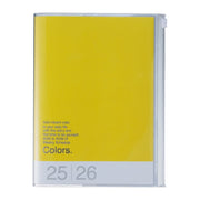 Agenda Semainier A6 2025- 2026 Colors Jaune - MARK'S