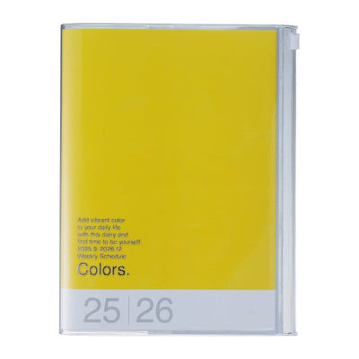 Agenda Semainier A6 2025- 2026 Colors Jaune - MARK'S