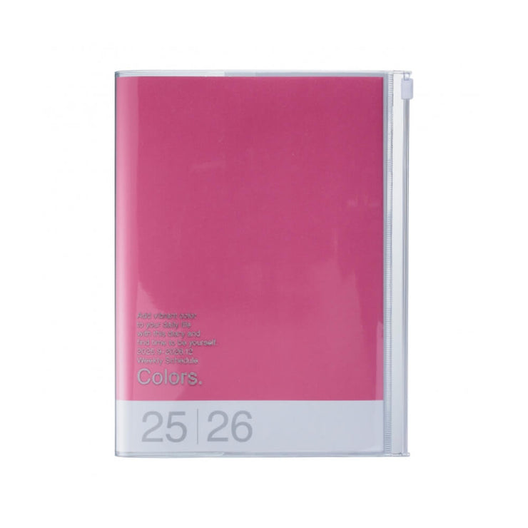 Agenda Semainier A5 2025- 2026 Colors Rose - MARK'S