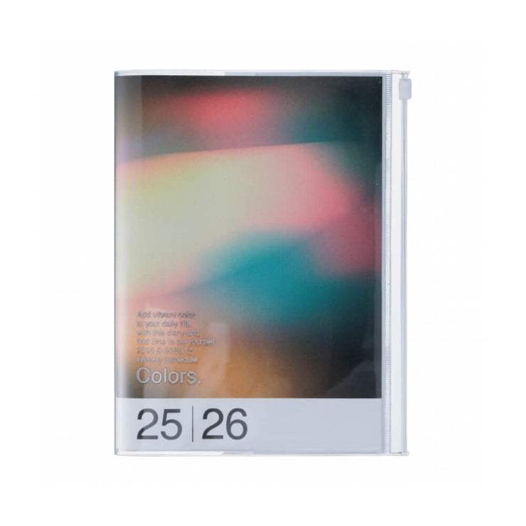Agenda Semainier A6 2025- 2026 Gradient Noir - MARK'S