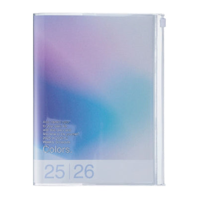 Agenda Semainier A6 2025-2026 Gradient Bleu - MARK'S
