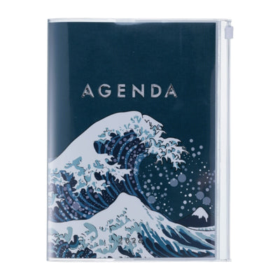 Agenda Semainier A6 2025- 2026 Vague Bleu Marine - MARK'S