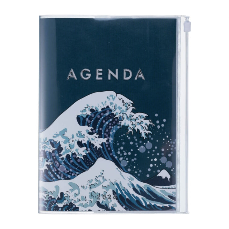 Agenda Semainier A6 2025- 2026 Vague Bleu Marine - MARK'S