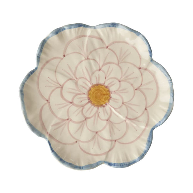 Petite Assiette Fleur Lavande et Rose - Rice