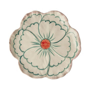 Petite Assiette Fleur Jade et Rose - Rice