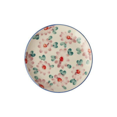 Assiette à Gâteau Fleurs Roses - Rice