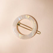 Barrette Ronde Nacre - Bachca