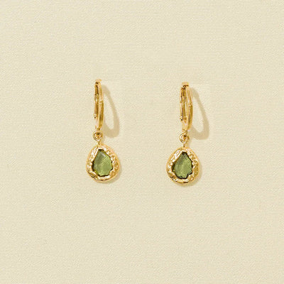Boucles d'oreilles Lysia Vert Foncé - Agapée