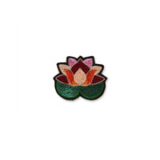 Broche brodée - Lotus - Macon&Lesquoy