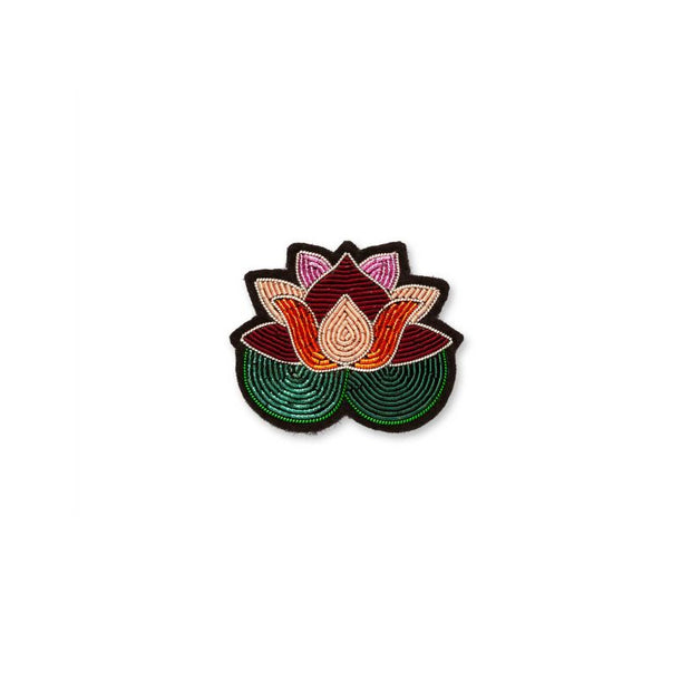 Broche brodée - Lotus - Macon&Lesquoy