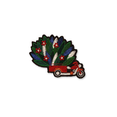 Broche brodée - Taxi Brousse - Macon&Lesquoy