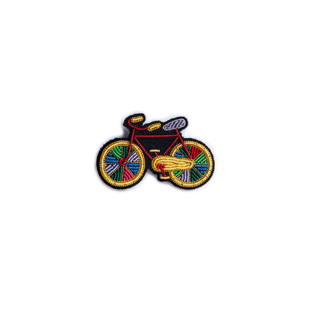 Broche Brodée Vélo Paradise - Macon et Lesquoy