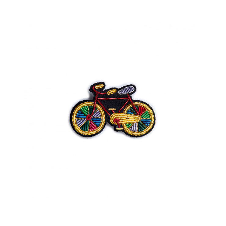 Broche Brodée Vélo Paradise - Macon et Lesquoy